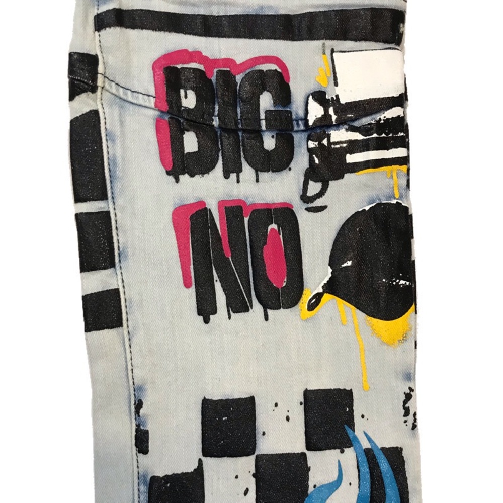 Men’s “Don’t Quit All Over “ jeans. Size 40 - Picture 6 of 6